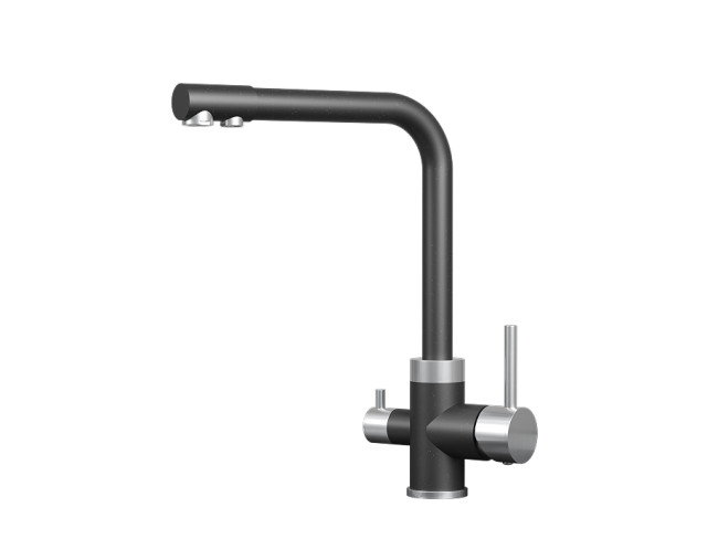 Смеситель для кухни GRANULA 5015, (5015, ШВАРЦ) Смеситель для кухни GRANULA 5015, (5015, ШВАРЦ)