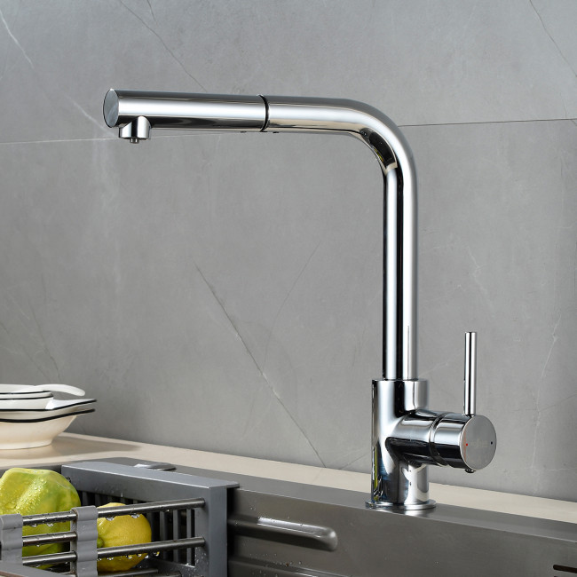 Смеситель Rossinka для кухни с вытяжным изливом и подключением к фильтру питьевой воды (Z35-37) Смеситель Rossinka для кухни с вытяжным изливом и подключением к фильтру питьевой воды (Z35-37)