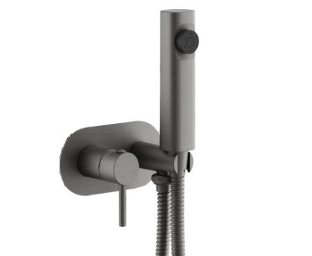 Смеситель гигиенический BELZ цвет: оружейная сталь (B55807-3) Смеситель гигиенический BELZ цвет: оружейная сталь (B55807-3)