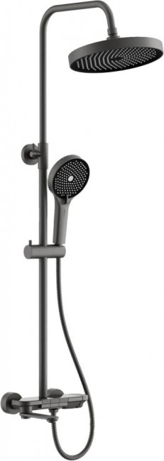 Душевая система BELZ оружейная сталь (B25713-3)