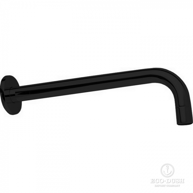 Cisal Complementi Излив настенный 210 мм для ванны, цвет: черный матовый