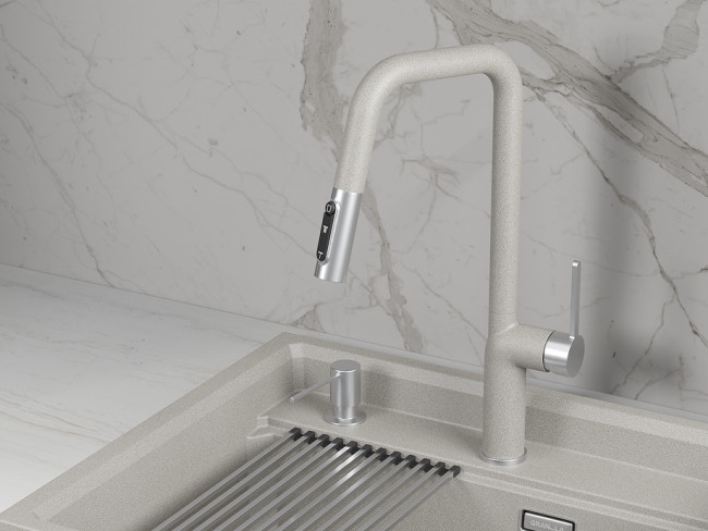 Смеситель для кухни GRANULA (9011, БАЗАЛЬТ) Смеситель для кухни GRANULA (9011, БАЗАЛЬТ)