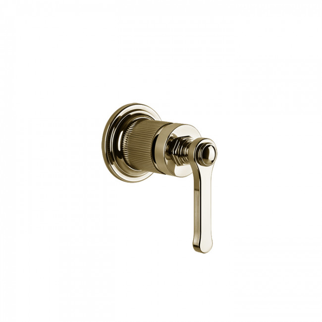 Gessi Venti20 Смеситель встраиваемый, однорычажный, внешняя часть, цвет: Brass PVD 65131#710