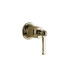 Gessi Venti20 Смеситель встраиваемый, однорычажный, внешняя часть, цвет: Brass PVD 65131#710