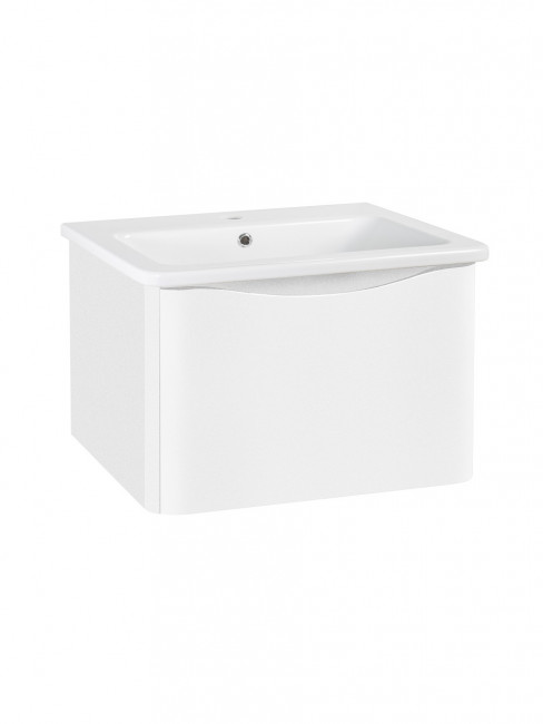 Тумба Runo Тоскана 80 белая под умывальник Никсон 80 (00-00001415)