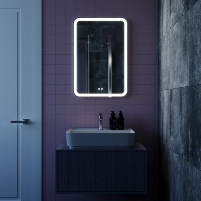 Зеркало MIXLINE "Мальта-VOICE" 550*800 (ШВ) сенсорный выключатель, управление голосом, подогрев (555676) Зеркало MIXLINE "Мальта-VOICE" 550*800 (ШВ) сенсорный выключатель, управление голосом, подогрев (555676)