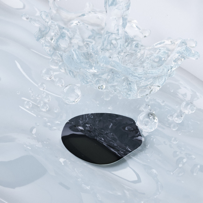 Damixa 210610300 Option, длинный донный клапан, чёрный матовый