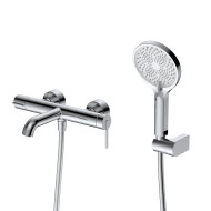 Смеситель для ванны с душем DQ Köln короткий излив хром (DA1753201)