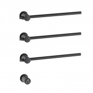 Полотенцесушитель электрический, встроенный Timo Saona черный (030/03SM)