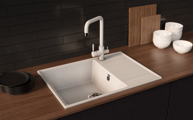 Мойка ULGRAN Quartz бетон (Prima 700-05)