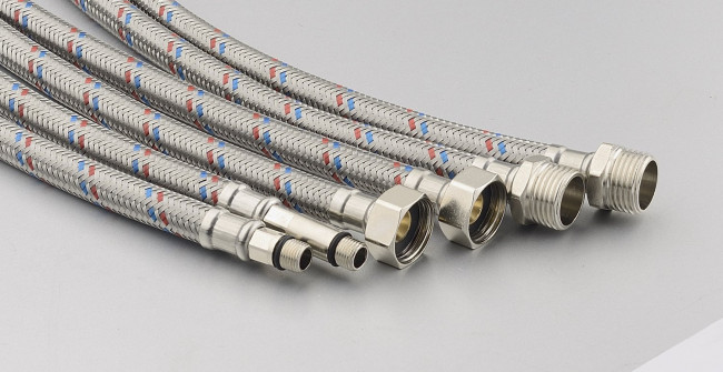 Подводка гибкая ProfEco для смесителя 40 см гайка-штуцер 1/2-М10 (PE-FMF40)