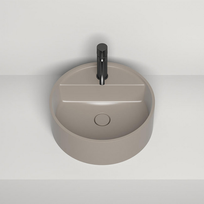 Salini Armonia Top 202 Раковина накладная 45х45х11.6см., с 1 отв., донный клапан, материал: S-Stone, цвет: RAL7006 матовый Salini Armonia Top 202 Раковина накладная 45х45х11.6см., с 1 отв., донный клапан, материал: S-Stone, цвет: RAL7006 матовый