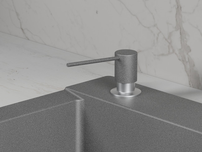 Дозатор для кухонной мойки GRANULA (22PD, ГРАФИТ (ЧЁРНО-СЕРЫЙ))