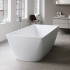 Duravit DuraSquare Ванна 185x85x61см, отдельностоящая с панелью и ножками, со спец слив-переливом, цвет: белый