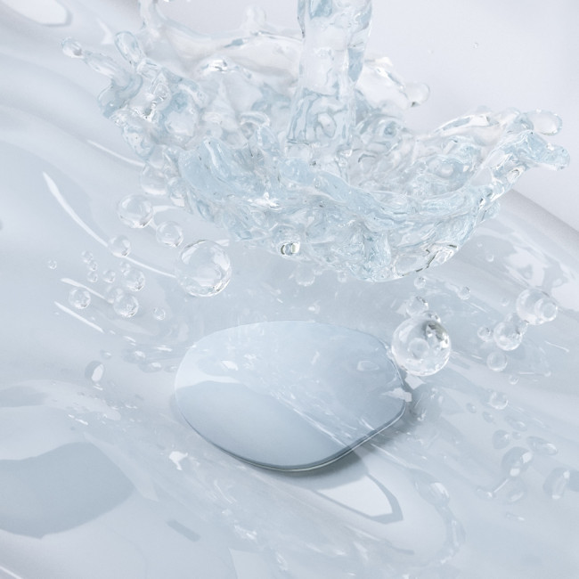 Damixa 210610200 Option, длинный донный клапан, белый глянцевый