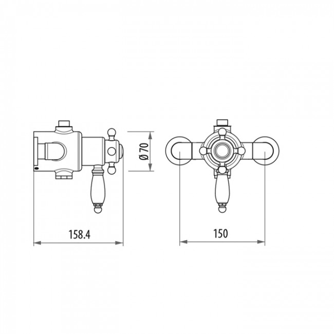 Gattoni Termostatici Термостатический смеситель, цвет: бронза TSRE940V0.I br