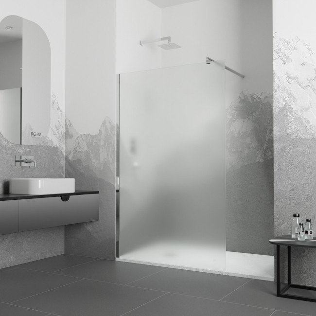 Перегородка для душа RGW WA-02 700 мм Хром/Cora