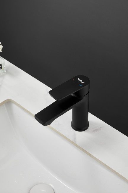 Смеситель для раковины HAIBA цвет: черный (HB10719-7)