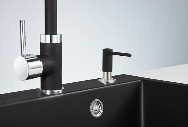 Дозатор для кухонной мойки GRANULA (018 D, ТУРМАЛИН) Дозатор для кухонной мойки GRANULA (018 D, ТУРМАЛИН)