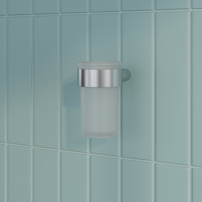 Стакан для зубных щеток IDDIS Petite нержавеющая сталь, хром матовый (PETSSSGi45)