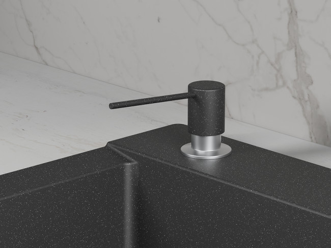 Дозатор для кухонной мойки GRANULA (22PD, ЧЁРНЫЙ)