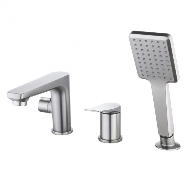 Смеситель для ванны и душа Lemark Bronx (LM3745GM) Смеситель для ванны и душа Lemark Bronx (LM3745GM)