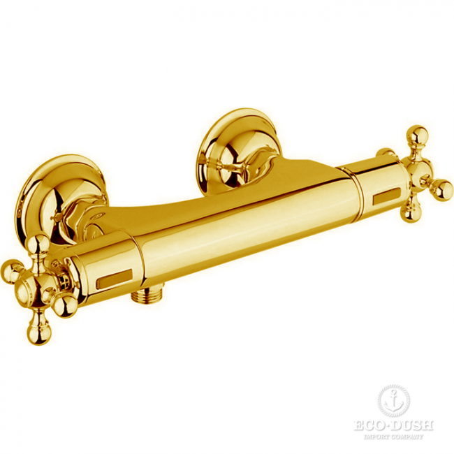 CISAL Arcana Ceramic Термостатический смеситель для душа, цвет: золото