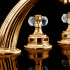 Devon&Devon Excelsior King Смеситель для ванны на пять отверстий, цвет: золото 24к