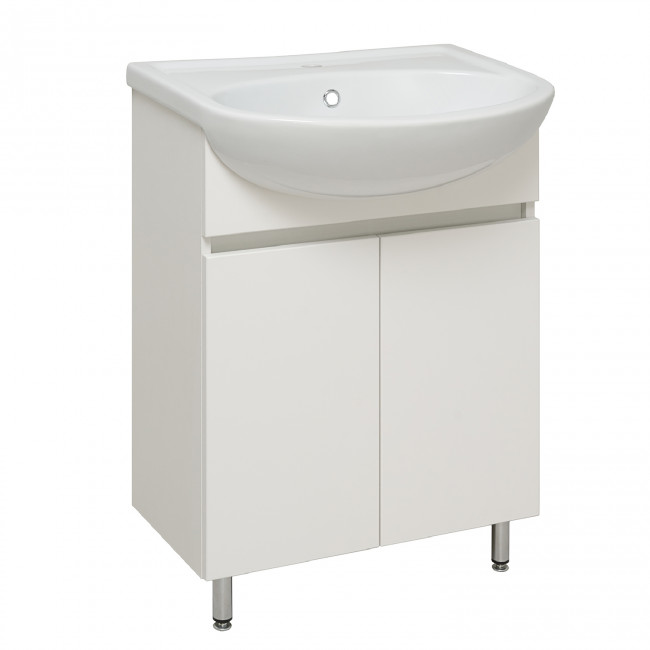 Тумба Runo Лада 60 белая под умывальник 00000000154 (Уют 60) (00-00001163) Тумба Runo Лада 60 белая под умывальник 00000000154 (Уют 60) (00-00001163)