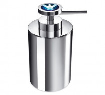 Дозатор для жидкого мыла Windisch Moonlight Round Chrome Swarovski 90503CRA (blue)
