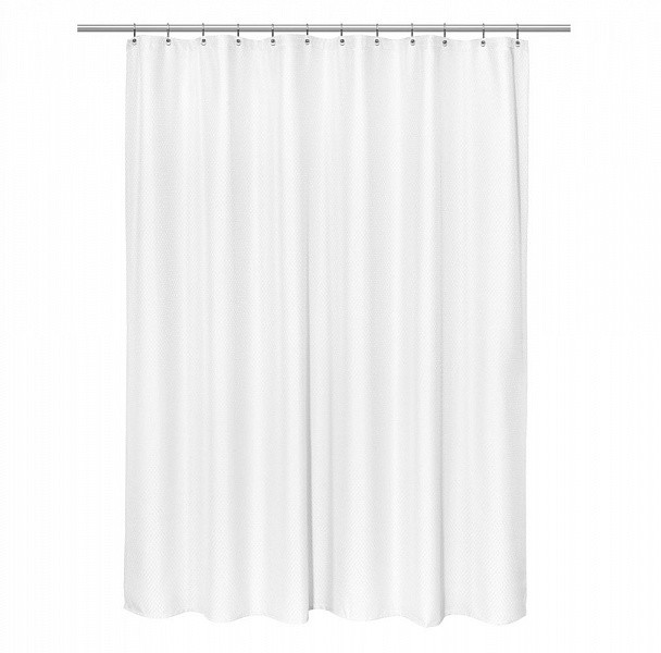 Шторка для ванной 180х200 Carnation Home Fashions Grace Jacquard White FSC18-HX71/21