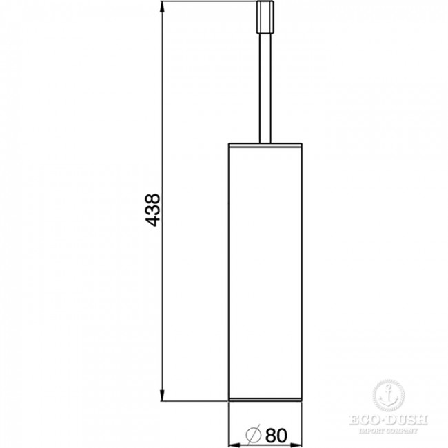 CISAL Cherie Ерш напольный, цвет: золото розовое