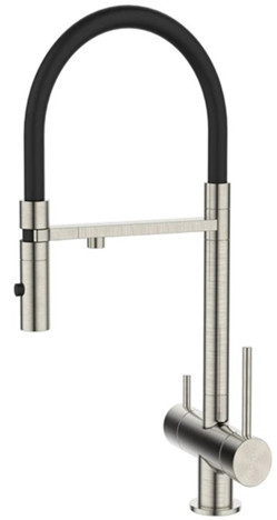 Смеситель для кухонной мойки DQ с фильтром сатин (DA1462504Satin) Смеситель для кухонной мойки DQ с фильтром сатин (DA1462504Satin)