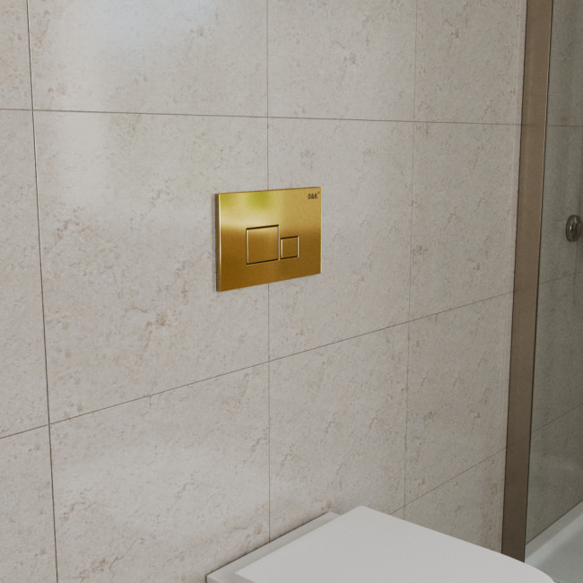 Клавиша смыва DK матовое золото Quadro (DB1519003) Клавиша смыва DK матовое золото Quadro (DB1519003)