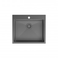 Мойка IDDIS Haze нерж. сталь, графит, 590*510 (HAZ59GMi77)