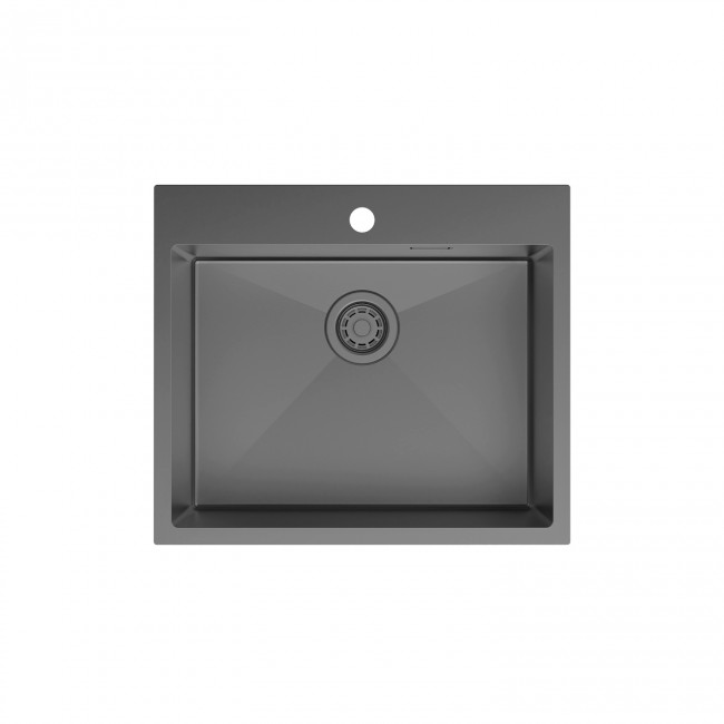 Мойка IDDIS Haze нерж. сталь, графит, 590*510 (HAZ59GMi77)