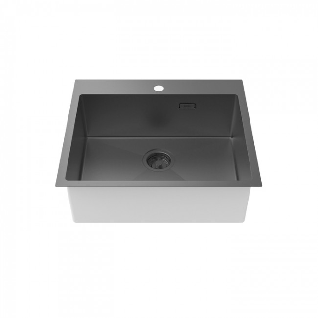 Мойка IDDIS Haze нерж. сталь, графит, 590*510 (HAZ59GMi77)