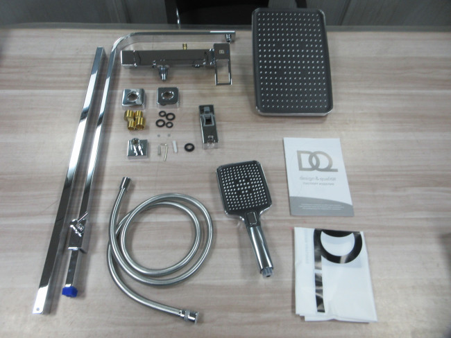 Душевая система со смесителем DQ Dortmund хром (DA1713701)