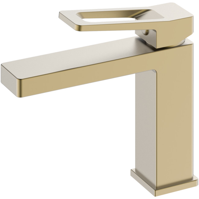 Смеситель для раковины HAIBA цвет: золотой (HB10732-5) Смеситель для раковины HAIBA цвет: золотой (HB10732-5)