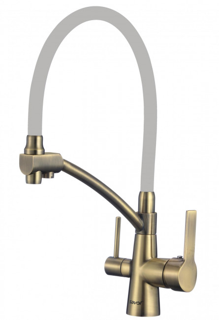 Смеситель для мойки бронзовый под фильтр Savol (S-L1805C-04) Смеситель для мойки бронзовый под фильтр Savol (S-L1805C-04)