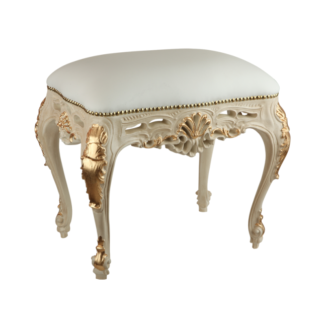 Пуф Migliore Bella ML.COM-70.731 белая кожа