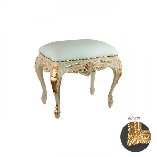 Пуф Migliore Bella ML.COM-70.731 белая кожа