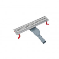 Лоток душевой, сифон 360, комбинированный затвор, перфорированная решетка, 500мм, хром, IDDIS, 975B5SB20DZ