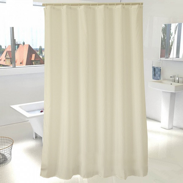 Шторка для ванной 180х200 Carnation Home Fashions Shine Beige SHI1820BEG Шторка для ванной 180х200 Carnation Home Fashions Shine Beige SHI1820BEG