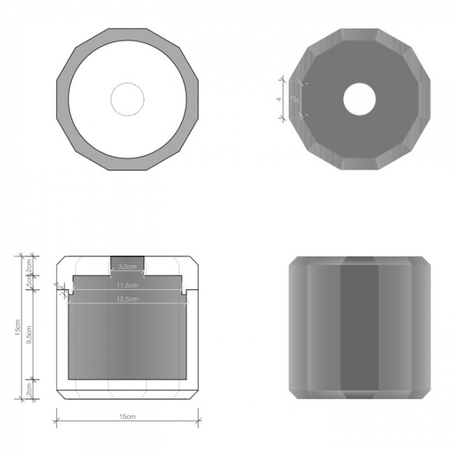 Decor Walther Kristall KB Диспенсер для салфеток 15x15см, цвет: хрусталь Decor Walther Kristall KB Диспенсер для салфеток 15x15см, цвет: хрусталь