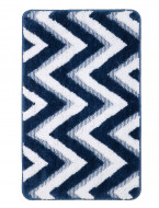 Коврик для ванной Fixsen River  темно-синий 50х80 см. ( FX-5004M)