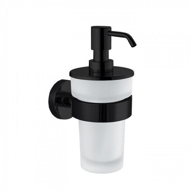 Decor Walther Basic WSP Дозатор для мыла, подвесной, цвет: черный матовый
