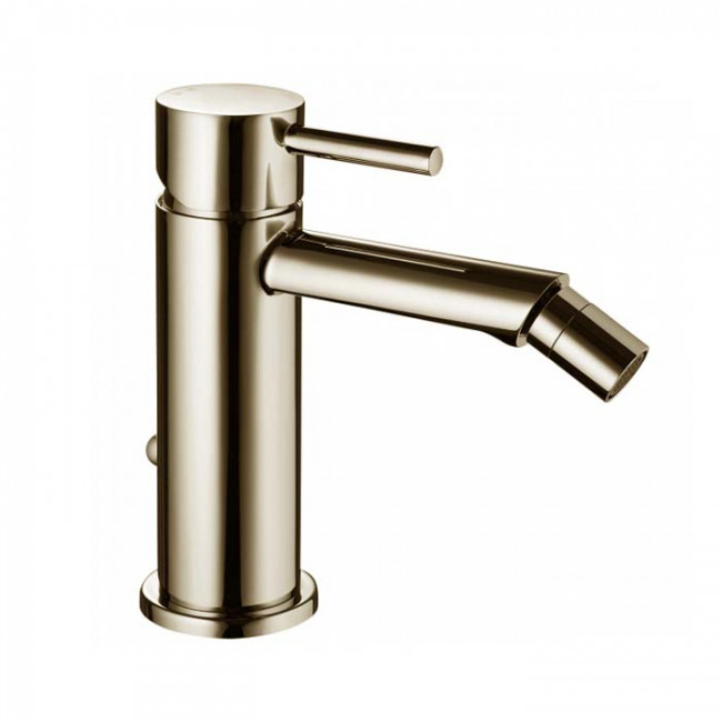 Bossini Z005401.094 Oki Смеситель для биде на 1 отв., с заглушкой 1”1/4, цвет: никель шлифованный