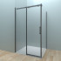 Душевой угол Veconi Rovigo RV070-13090PR-01-19C4, 1300х900х1950, черный,  прозрачное