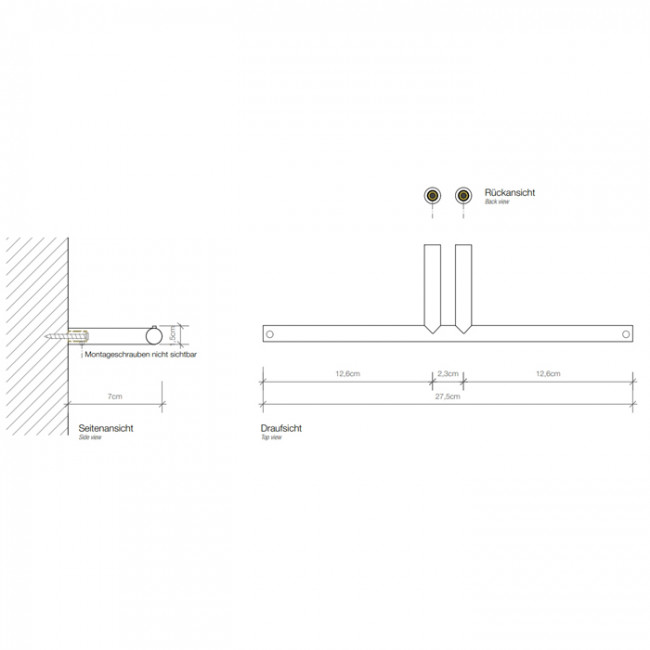Decor Walther Mikado TPH2 Держатель туалетной бумаги, подвесной, цвет: латунь